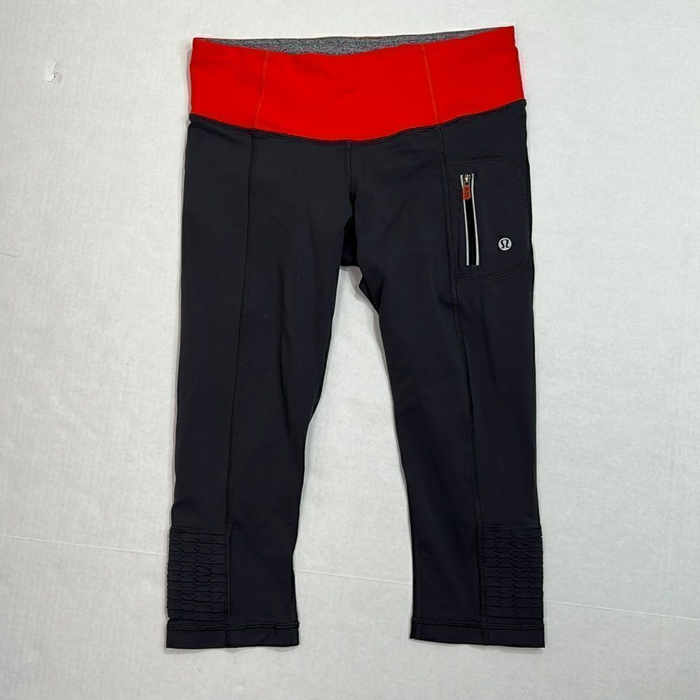 Lululemon Run Fast Crop Leggings Tight 6